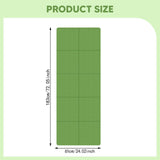 Maxbell Folding Exercise Mat Portable Foldable Yoga Mat for Training Outdoor Balance Green