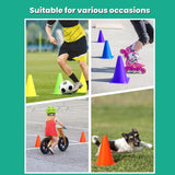 Maxbell 12 Pieces Marker Cones for Soccer Training for Basketball Outdoor Activities