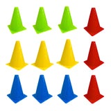 Maxbell 12 Pieces Marker Cones for Soccer Training for Basketball Outdoor Activities