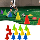 Maxbell 12 Pieces Marker Cones for Soccer Training for Basketball Outdoor Activities