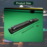 Maxbell Pool Cue Case 4 Holes Travel PU Leather Pouch Billiard Pool Cue Carrying Bag black