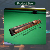 Maxbell Pool Cue Case 4 Holes Travel PU Leather Pouch Billiard Pool Cue Carrying Bag Brown