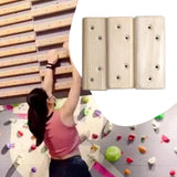 Maxbell 3x Rock Climbing Holds Upper Body Workout Sturdy Athlete Pull up Fingerboard