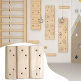 Maxbell 3x Rock Climbing Holds Upper Body Workout Sturdy Athlete Pull up Fingerboard