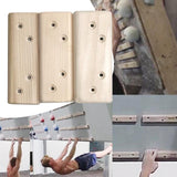 Maxbell 3x Rock Climbing Holds Upper Body Workout Sturdy Athlete Pull up Fingerboard