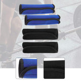 Maxbell 2x Pull up Bar Grips 3mm Thick Grip Wraps for Exercise Equipment Fitness Gym Blue