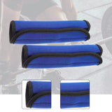 Maxbell 2x Pull up Bar Grips 3mm Thick Grip Wraps for Exercise Equipment Fitness Gym Blue