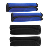 Maxbell 2x Pull up Bar Grips 3mm Thick Grip Wraps for Exercise Equipment Fitness Gym Blue