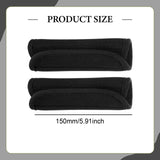 Maxbell 2x Pull up Bar Grips 3mm Thick Grip Wraps for Exercise Equipment Fitness Gym Black