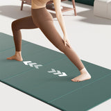 Maxbell Foldable Yoga Mat Equipment Women/Men Fitness Mat for Workout Fitness Travel Green