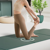 Maxbell Foldable Yoga Mat Equipment Women/Men Fitness Mat for Workout Fitness Travel Green