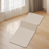 Maxbell Foldable Yoga Mat Equipment Women/Men Fitness Mat for Workout Fitness Travel Beige