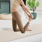 Maxbell Foldable Yoga Mat Equipment Women/Men Fitness Mat for Workout Fitness Travel Beige