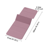 Maxbell Foldable Yoga Mat Equipment Women/Men Fitness Mat for Workout Fitness Travel Pink