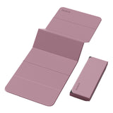 Maxbell Foldable Yoga Mat Equipment Women/Men Fitness Mat for Workout Fitness Travel Pink