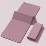 Maxbell Foldable Yoga Mat Equipment Women/Men Fitness Mat for Workout Fitness Travel Pink
