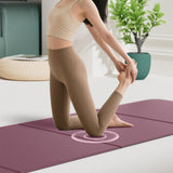 Maxbell Foldable Yoga Mat Equipment Women/Men Fitness Mat for Workout Fitness Travel Pink