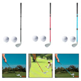 Maxbell Golf Training Club 17-33 Inches Telescopic Rubber Grip Multipurpose Aluminum Black