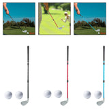 Maxbell Golf Training Club 17-33 Inches Telescopic Rubber Grip Multipurpose Aluminum Black