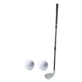 Maxbell Golf Training Club 17-33 Inches Telescopic Rubber Grip Multipurpose Aluminum Black