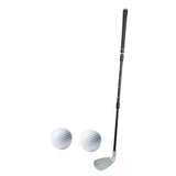 Maxbell Golf Training Club 17-33 Inches Telescopic Rubber Grip Multipurpose Aluminum Black