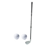 Maxbell Golf Training Club 17-33 Inches Telescopic Rubber Grip Multipurpose Aluminum Black