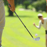 Maxbell Golf Training Club 17-33 Inches Telescopic Rubber Grip Multipurpose Aluminum Black