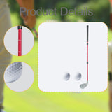 Maxbell Golf Training Club 17-33 Inches Telescopic Rubber Grip Multipurpose Aluminum Red