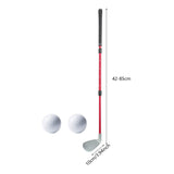 Maxbell Golf Training Club 17-33 Inches Telescopic Rubber Grip Multipurpose Aluminum Red
