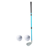 Maxbell Golf Training Club 17-33 Inches Telescopic Rubber Grip Multipurpose Aluminum Blue