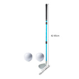 Maxbell Golf Training Club 17-33 Inches Telescopic Rubber Grip Multipurpose Aluminum Blue