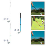 Maxbell Adjustable Golf Practice Club 21-36" Length Anti Slip TPE Grip No 7 Clubhead Black