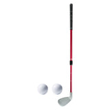 Maxbell Adjustable Golf Practice Club 21-36" Length Anti Slip TPE Grip No 7 Clubhead Red