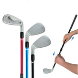 Maxbell Adjustable Golf Practice Club 21-36" Length Anti Slip TPE Grip No 7 Clubhead Red