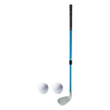 Maxbell Adjustable Golf Practice Club 21-36" Length Anti Slip TPE Grip No 7 Clubhead Blue