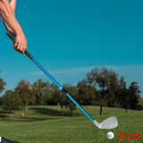 Maxbell Adjustable Golf Practice Club 21-36" Length Anti Slip TPE Grip No 7 Clubhead Blue