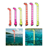 Maxbell Surface Marker Buoy Water Sports Diving Equipment Surface Marker Signal Tube Length 1.2M Orange