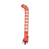 Maxbell Surface Marker Buoy Water Sports Diving Equipment Surface Marker Signal Tube Length 1.2M Orange