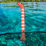 Maxbell Surface Marker Buoy Water Sports Diving Equipment Surface Marker Signal Tube Length 1.2M Orange