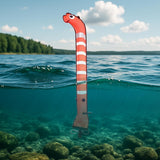 Maxbell Surface Marker Buoy Water Sports Diving Equipment Surface Marker Signal Tube Length 1.2M Orange
