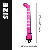 Maxbell Surface Marker Buoy Water Sports Diving Equipment Surface Marker Signal Tube Length 1.2M Pink