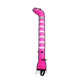 Maxbell Surface Marker Buoy Water Sports Diving Equipment Surface Marker Signal Tube Length 1.2M Pink