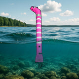 Maxbell Surface Marker Buoy Water Sports Diving Equipment Surface Marker Signal Tube Length 1.2M Pink