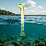 Maxbell Surface Marker Buoy Water Sports Diving Equipment Surface Marker Signal Tube Length 1.2M Yellow