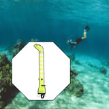 Maxbell Surface Marker Buoy Water Sports Diving Equipment Surface Marker Signal Tube Length 1.2M Yellow