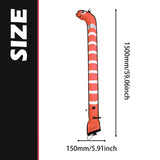 Maxbell Surface Marker Buoy Water Sports Diving Equipment Surface Marker Signal Tube Length 1.5M Orange