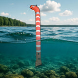 Maxbell Surface Marker Buoy Water Sports Diving Equipment Surface Marker Signal Tube Length 1.5M Orange