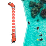 Maxbell Surface Marker Buoy Water Sports Diving Equipment Surface Marker Signal Tube Length 1.5M Orange