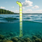 Maxbell Surface Marker Buoy Water Sports Diving Equipment Surface Marker Signal Tube Length 1.5M Yellow
