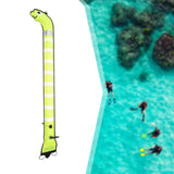 Maxbell Surface Marker Buoy Water Sports Diving Equipment Surface Marker Signal Tube Length 1.5M Yellow